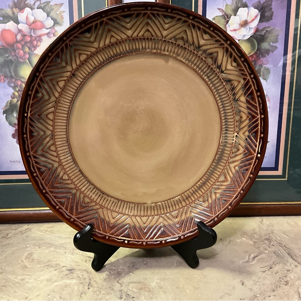 Noble Excellence Native Habitat Stoneware 11” Dinner Plate